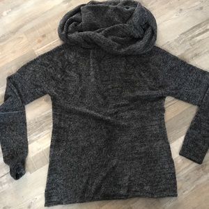 Athleta over the shoulder/cowl neck sweater